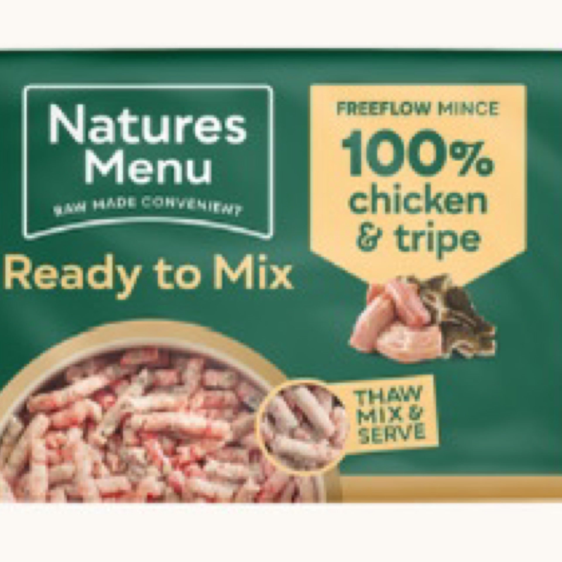 Natures Menu Freeflow Chicken Tripe 2kg VP Canine Hydrotherapy Health Centre